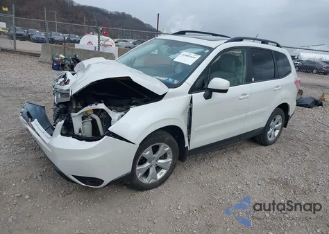 2014 Subaru Forester 2.5I Premium from USA, damaged, VIN JF2SJAECXEH424505